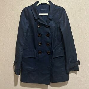 FRENCH CONNECTION Navy Pea Coat, Size 6, EUC